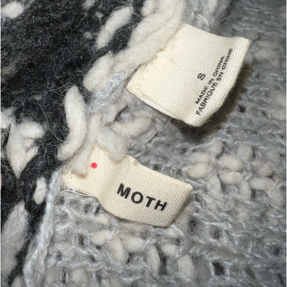 ANTHROPOLOGIE MOTH AMBA FRINGED CARDIGAN - Picture 7 of 9